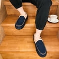 thumbnail image 4 of VONMAY Men's Moccasin Slippers Fuzzy Indoor Outdoor House Shoes, 4 of 5