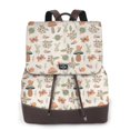 thumbnail image 1 of Easygdp Forest Mushrooms Insects Mochila de Cuero para Mujeres, Bolso de Hombro, Bolsos de Mano de Moda para Trabajo y Viajes, 1 of 4