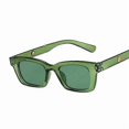 thumbnail image 4 of New Cat Eye Rectangular Vintage Sunglasses Adult Brand Designer Retro Points Clear Green Sunglasses Adult Women, 4 of 5