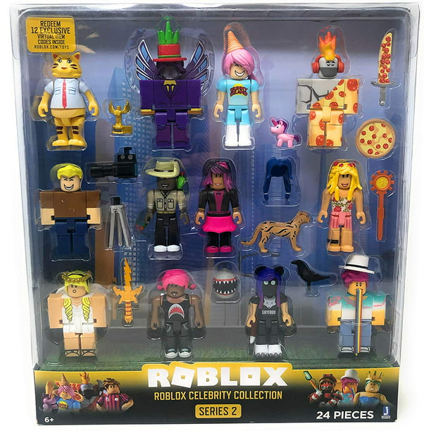 Roblox Series 2 Roblox Celebrity Collection 24 Piece Set Walmart - figure roblox toys walmart