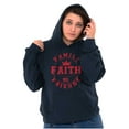 thumbnail image 4 of Christian Family Faith Friends Flag Hoodie Sweatshirt Women Men Brisco Brands S, 4 of 6