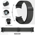 thumbnail image 4 of Fulsaxad 20mm Stainless Steel Metal Milanese Loop Wristbands Compatible with Samsung Galaxy Watch 6 5 4 44mm 40mm/ Samsung Galaxy Watch 4 6 Classic 42mm 46mm 43mm 47mm/ samsung Galaxy watch 5 Pro 45mm, 4 of 9