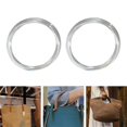 thumbnail image 1 of mmirethe 2Pcs Women Purse Handles Belt Replacement Handmade DIY for Tote Purse Making clear round 1Set, 1 of 6