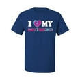 thumbnail image 2 of I Love My Boyfriend Tie Dye Pop Culture Men's Graphic T-Shirt, Royal, 3XL, 2 of 3