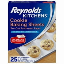 Reynolds Kitchens Cookie Baking Sheets Pre-Cut Parchment Paper - 25ct/33.33sq ft