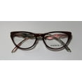 thumbnail image 2 of NEW KOALI 6945K WOMENS/LADIES CAT EYE FULL-RIM BURGUNDY / RASPBERRY FRAME DEMO LENSES 52-16-135 EYEGLASSES/SPECTACLES, 2 of 9