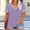 Purple, variant on ClodeEU Women’s Plus Size V Neck Short Sleeve T-Shirt with Striped Trim, Casual Solid Color Top Army Green,Women's Plus L
