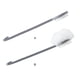thumbnail image 5 of Injueey Cepillo de baño Lavable PVA Esponja Depurador Interior Masajeador de espalda Cepillos Juegos de accesorios de baño Un lado, 5 of 6