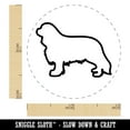 thumbnail image 2 of Cavalier King Charles Spaniel Dog Outline Rubber Stamp for Scrapbooking Crafting Stamping - Mini 1/2 Inch, 2 of 7