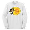 thumbnail image 2 of Women Want Me Fish Fear Me Fishing Mens Long Sleeve Shirt, White, 2XL, 2 of 3