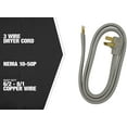 thumbnail image 5 of Southwire 09016 6' 50-Amp 3-Wire Range Power Cord, 5 of 6