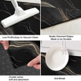 thumbnail image 3 of Black Gold Marble Pattern Kitchen Rug Mat,Kitchen Runner Rugs Non Skid Washable,Decorative Kitchen Floor Mats for Kitchen,Sink,Laundry,17"X47", 3 of 5