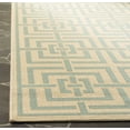 thumbnail image 3 of Safavieh Linden Derbhile Geometric Indoor/Outdoor Area Rug, Cream/Aqua, 9' x 12', 3 of 8