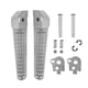 thumbnail image 3 of 2 estriberas traseras para pasajero de motocicleta para Honda. Plata, 3 of 9