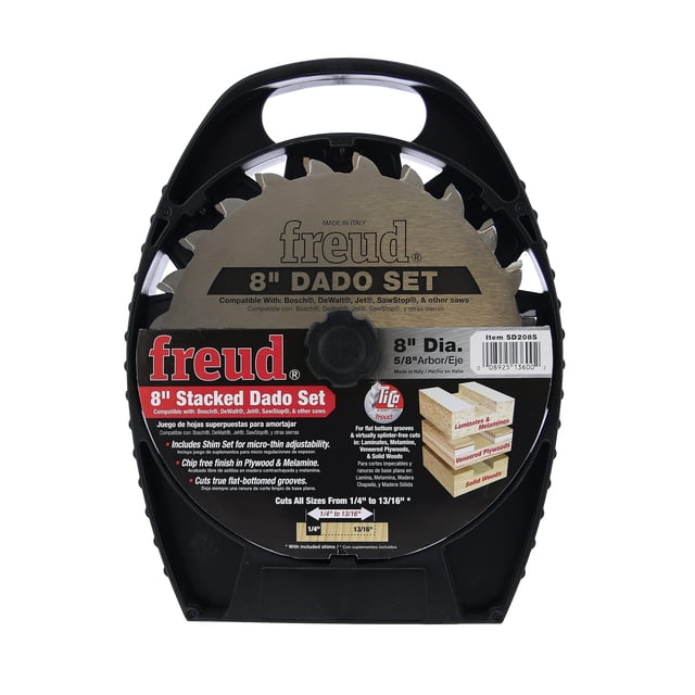 Set Dado Freud Pro SD208S de 8 cm de diámetro, 12 dientes, 6000 rpm