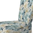 thumbnail image 4 of Designart Chaise d'Appoint Rembourrée "Zen-Like Elegance In Grey And White Florals" à Fleurs Blanches - Fauteuil Cottage pour Salon, 4 of 7