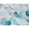 thumbnail image 6 of oneOone Velvet Teal Blue Fabric Florals Sewing Craft Projects Fabric Prints By Yard 58 Inch Wide, 6 of 6