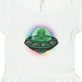 thumbnail image 4 of Inktastic Spaceship Funny Alien Outer Space Girls Toddler Dress, 4 of 5