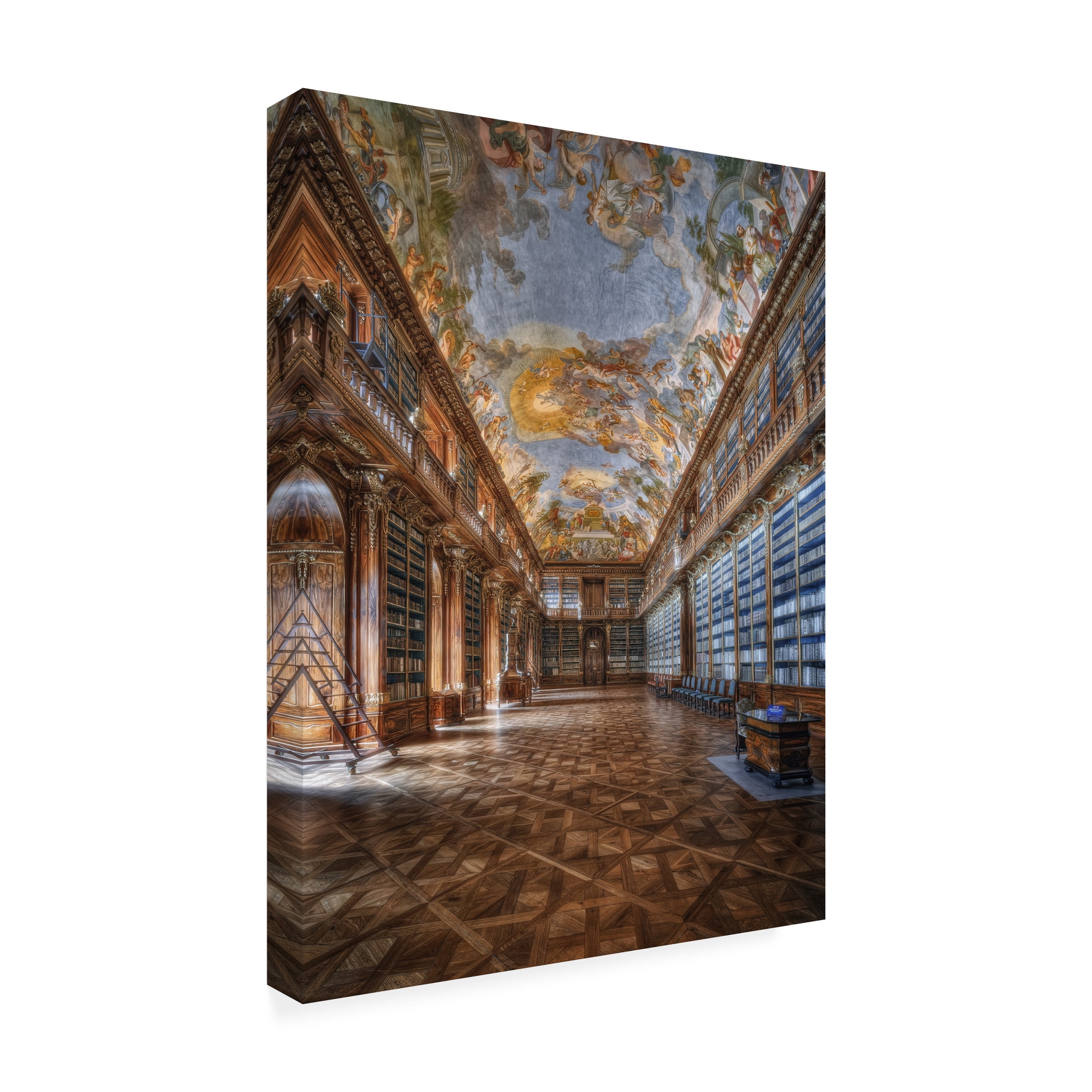 Patrick Aurednik 'Philosophical Hall Strahov Monastery' Canvas Art