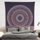 thumbnail image 2 of BR Tapiz de mandala psicodélico bohemio, gitano, hippie indio grande - Multicolor, 90*73 cm, 2 of 5