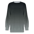 thumbnail image 5 of Sweatshirt for Women Fashion Printed Hoodies Casual Crewneck Long Sleeve Tops Loose Pullover Gradient Blouses, 5 of 5
