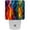 Multi-colored 3, variant on PhooArto Rainbow Wave Pattern Plug in LED Night Light Auto Sensor Dusk to Dawn Decorative Night for Bedroom, Bathroom, Kitchen, Hallway, Stairs, Baby's Room, Energy Saving
