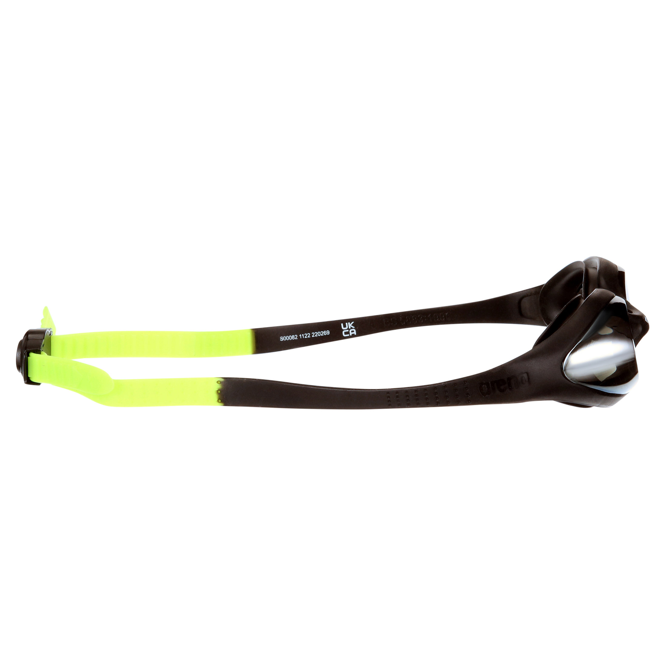 Arena Cobra Swimming Goggles, Black and Green photo 4