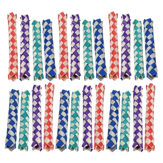 Trampa Para Dedos, Hermosa Y Práctica Trampa Para Dedos De Bambú Chino Natural Con Bambú Natural Para Juguetes De Pájaros DIY Varios Juguetes Y Regalos