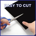 thumbnail image 3 of Black Dry Erase Chalkboard Magnet Sheet/Roll for Kitchen or Office, With White Magnetic Chalk Marker (8.5 inx11 in), 3 of 9