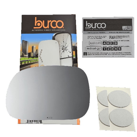 Fits 96-02 BMW Z3 Left Driver Clear Mirror Glass LensFits Manual w/Adhesive USA Models