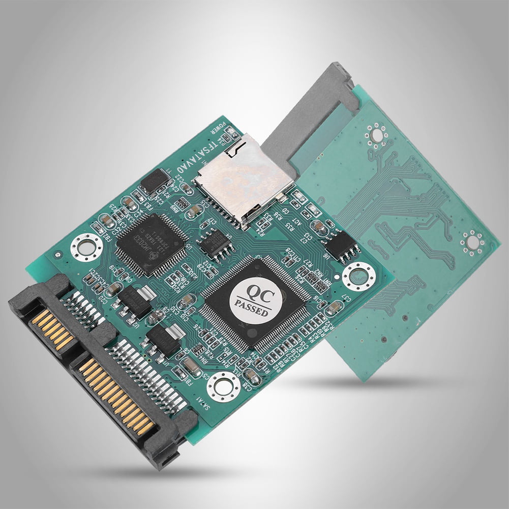 TF SDHC/SDXC/MMC Flash Memory Card to SATA Adapter as 2.5" SATA SSD GM 