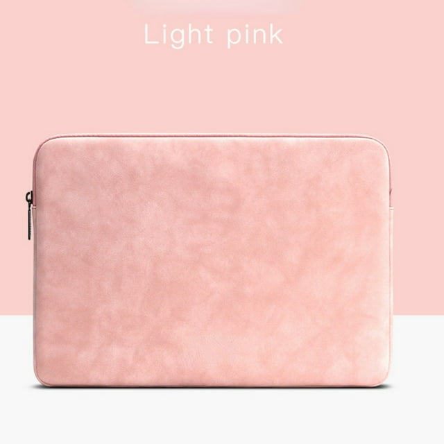 Laptop Sleeve Leather Waterproof Notebook Bag Zipper Shock-Proof Computer Case, , 13 Inches-Pu-14