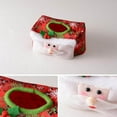 thumbnail image 4 of Christmas Snowman Printed Tissue Box Cover Set - Perfect for Holiday Decor in Your Home Living Room Bedroom or Office, Ideal for Festive Gatherings and Family Celebrations, 4 of 5