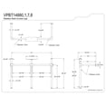 thumbnail image 2 of Fauceture VPBT14880 Stainless Steel Console Sink Legs, Matte Black, 2 of 4