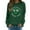 Green, variant on RTKFRFL Everybody In The Pub Getting Tipsy Sweatshirt Irish Lucky St Patricks Day Sweatshirts Womens Vintage Leprechaun Graphic Tees St Patricks Day Sweatshirt
