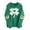 E#Green, variant on St Patricks Day Outfits for Women Leopard Shamrock Print Sweatshirt Drop Shoulder Hoodie with Pocket Irish Green Long Sleeve Shirt