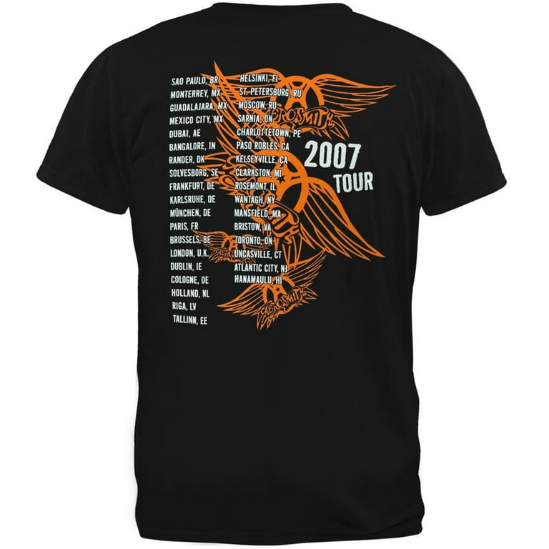 Aerosmith Hot Rocks 07 Tour T Shirt Walmart