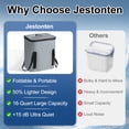 thumbnail image 3 of Ice Machine for Knee Cold Water Circulation Bucket (with Timer), Portable Knee Recovery Cooling Machine, Knee Rehabilitation System, Equipped with Shoulder, Hip, and Ankle Compression Pads, 3 of 9