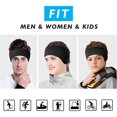thumbnail image 5 of Elegante, simplemente de invierno, calentador de vellón, diadema para hombre y mujer, niños, ciclismo de esquí Afortunado Sencillez, 5 of 5