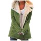 thumbnail image 2 of Pntutb moda mujer gran solapa abrigo de felpa contraste chaqueta cálida botón cárdigan abrigo Flash selecciones Pntutb Pntutb-5194, 2 of 5