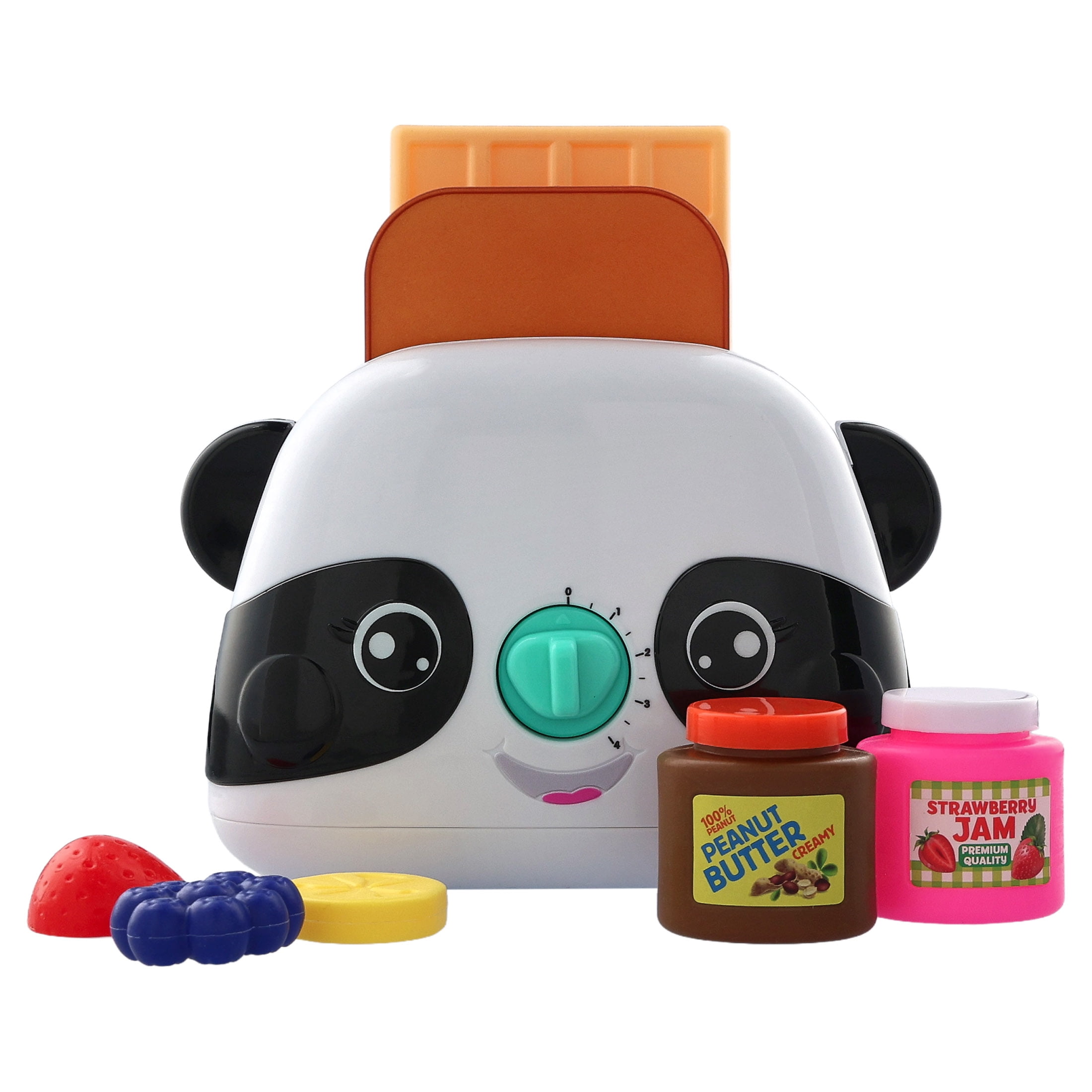 Kid Connection Panda Toast Pretend Play Set, 8 Pieces