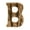 B, variant on 95mm Wooden alphabet and letters Personalised Wall Door Address Floating Sign B