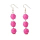 thumbnail image 5 of Sonducket 1 par de pendientes de gancho, colgante elegante estético, pendientes, joyería nupcial para oficina, regalos personalizados para Rosa roja 2Conjunto, 5 of 6