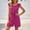 Hot Pink, variant on Overall Shorts for Women Sleeveless Square Neck Womens Romper Pleated Regular Fit Casual Outfits for Women Summer for Lounge and Relax S-2XL