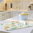 thumbnail image 5 of SKYSONIC Dish Drying Mat for Kitchen Counter Cute Magic Gnomes Eco Friendly Drying Mat - Easy to Clean Heat Resistant Dish Mat - 18x24, 5 of 6