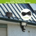 thumbnail image 3 of Solar Motion Sensor Outdoor Lights, LED Security Flood Light Adjustable Wall Lamp for Outside Garage Yard, 3 of 9