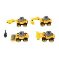 thumbnail image 1 of Juego de juguetes de construcción 4 en 1 para niños, con camiones, vehículos y juguetes de ingeniería, educativos y portátiles., 1 of 6