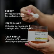 BEYOND RAW Creatine HCl Powder for Men and Women, Muscle Strength and Growth, Energy Production, Athletic Performance, Cognitive Support, Cellular Hydration, Science-Backed, Lab Grade, 60 Servings