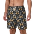 thumbnail image 2 of Uemuo Flower Butterfly Pattern Mens Swim Trunks Quick Dry Board Shorts with Mesh Lining, Stretch Beach Shorts Quick Dry No-Chafing Board Shorts-X-Large, 2 of 9