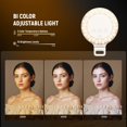 thumbnail image 3 of Anillo de Luz Neewer NR5 3.8" 3W Clip para Teléfono 3 Modos 600mAh, 3 of 8